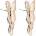 thumbnail image 4 of Pendientes bohemios de mariposa grande y dorados, delicados y grandes, con colgante dorado, joyería corporal para mujeres y niñas., 4 of 5