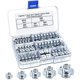 thumbnail image 1 of Tuercas en T de 4 garras M6 M8 M10, tuercas de garra de acero al carbono para madera, Metal, muebles, electrodomésticos, construcción, fontanería, bricolaje (145 uds), 1 of 5