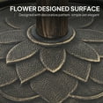 thumbnail image 5 of Outsunny Round Patio Umbrella Base, 26 lbs Resin Umbrella Stand Base, Patio Umbrella Holder for 1.3"/1.5"/1.9" Umbrella Poles, Bronze, 5 of 9