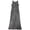 Metallic - gray, variant on Womens Gray Low Back Metallic Sleeveless Boat Neck Full-Length Evening Dress Size: 2