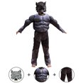 thumbnail image 5 of Halloween Costumes for Kids Toddlers Halloween Child Muscle Wolf Muscle Top +Pant +Wolf Mask, 5 of 5