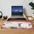 thumbnail image 5 of Japanese Gaming Mouse Pad XL,Cherry Blossom Extended Large Desk Mat,Large Mouse Pad for Desk,Non-Slip Rubber Base Stitched Edge 31.5 x 11.8 in, 5 of 17
