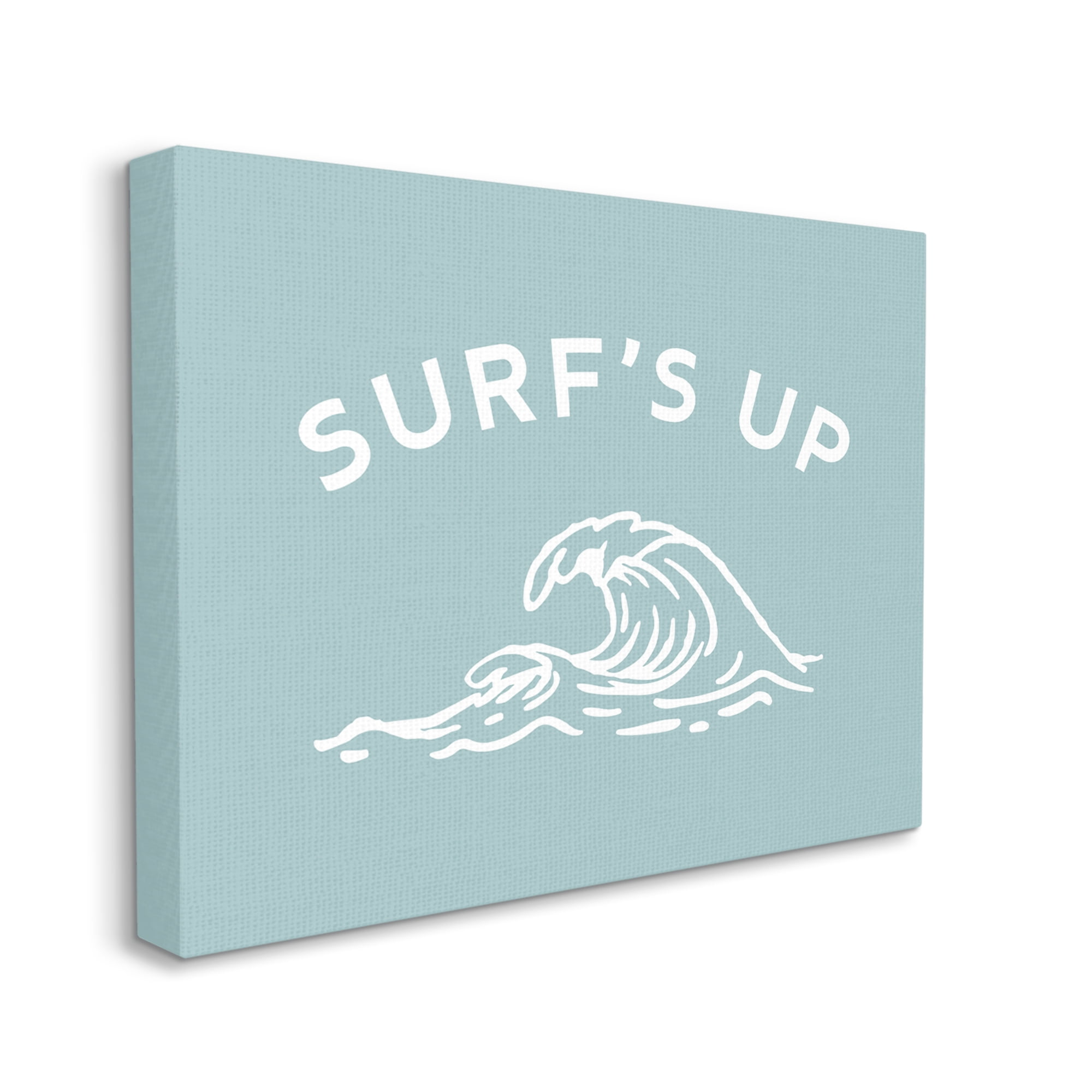 Stupell Industries Surf's Up Sea Wave Landscape Painting Gallery Wrapped Canvas Art Print Wall Art, 48 x 36