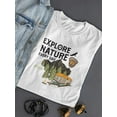 thumbnail image 3 of Explore Nature Every Day Shaped T-Shirt Women -Image by Shutterstock, Female Small, 3 of 4