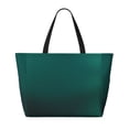 thumbnail image 2 of Honeii Dark teal green for Tote Bag with Adjustable Strap,Beach Bag, Waterproof Sandproof Beach Tote Bag, Large Capacity Foldable Beach Bags, 2 of 7