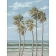 thumbnail image 3 of Janisse, Georgia 12x14 Black Modern Framed Museum Art Print Titled - Wind in the Palms, 3 of 5