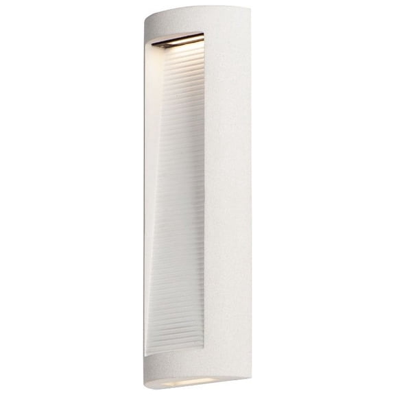E14384-SSN-ET2 Lighting-Boardwalk - 22 Inch 12W 2 LED Outdoor Wall Sconce Sandstone Finish