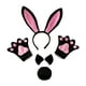 thumbnail image 1 of Conjunto de disfraz Yinane traje de cosplay 4 piezas Diadema orejas de conejo para niños y adultos, 1 of 8