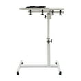 thumbnail image 4 of Adjustable Rolling Laptop Table, Adjustable Computer Desk Stand with Wheels Adjustable Laptop Desk Stand Table Stand, 4 of 21