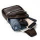 thumbnail image 5 of Bolso Sling Impermeable Crossbody Tote | Mochila unisex de cuero sintético | Riñonerera ligera antirrobo | Negro, Caqui, Marrón | Bolso de hombro de viaje de 11,8"x6,6"x1,9" | Organizador, 5 of 6
