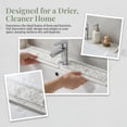 thumbnail image 4 of Unique Bargains Faucet Mat Versatile Kitchen Sink Mat for Home Flower 23.6*3.9 in, 4 of 7