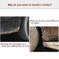 thumbnail image 3 of Mud Flaps Mudguards for V40 Hatchback 2013-2017 Front Rear Guards Car 4Pcs, 3 of 5