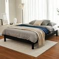 thumbnail image 3 of LIFEMENT Full Signature Wood Platform Bed Frame Black, Noise-Free, Under Bed Storage, No Box Spring Needed, Easy Assembly, 3 of 9