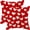 Red Hearts, variant on Christmas Pillow Covers 20x20 Inch Set of 2 Sage Green Cream Christmas Tree Snowflakes Decor Throw Pillows Winter Xmas Holiday Outdoor Cushion Cases for Couch Bed Decorations