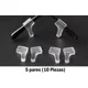 thumbnail image 1 of Sujetador Lentes Ganchos Antideslizantes Silicona Corto 10pz, 1 of 6