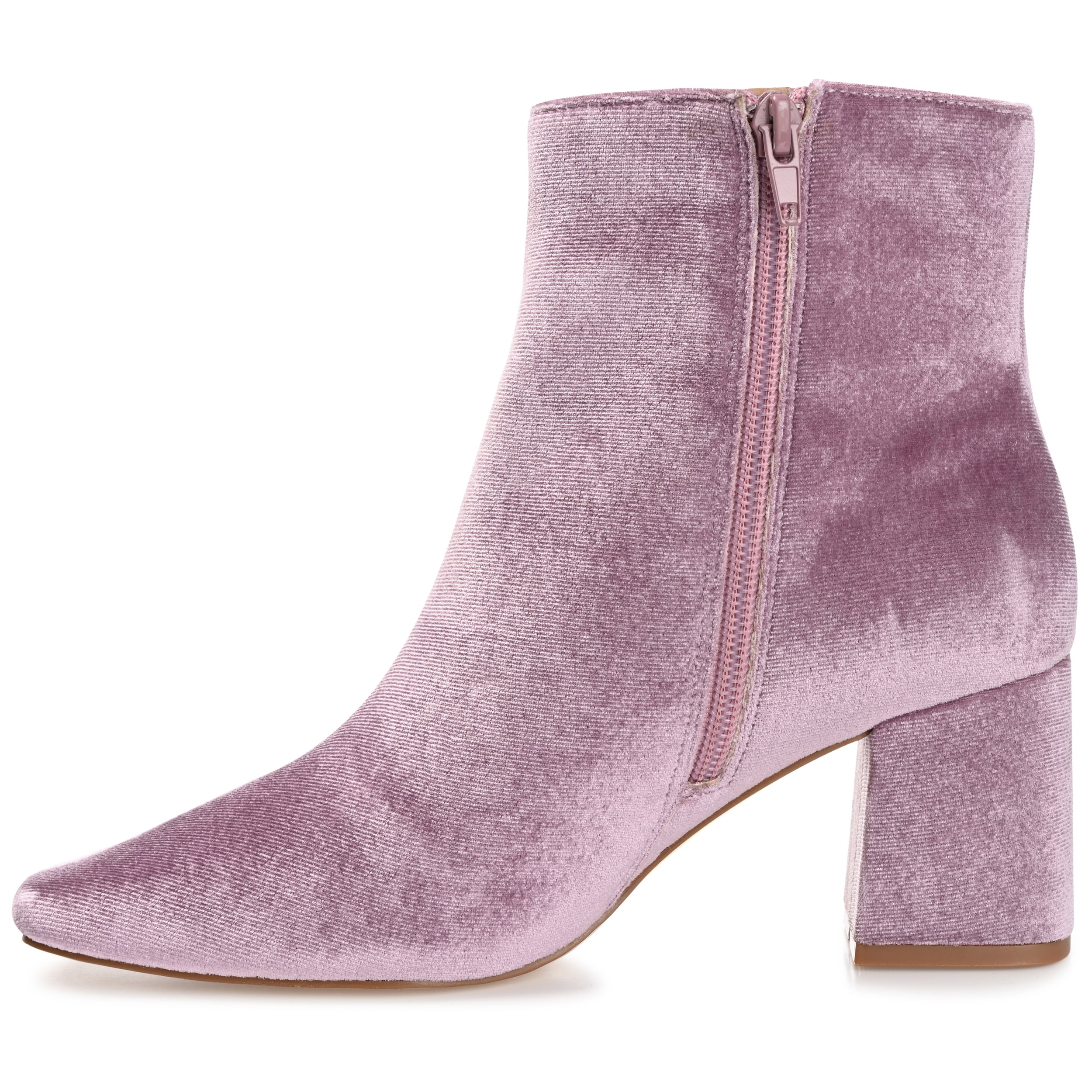 Journee Womens Hazara Square Toe Block Heel Ankle Booties, Widths Available