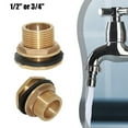 thumbnail image 3 of Water Butt Water Tank Tap Buckets Connector Brass Bib Tap Click-lock Fitting 45720 Smile Home, 3 of 4
