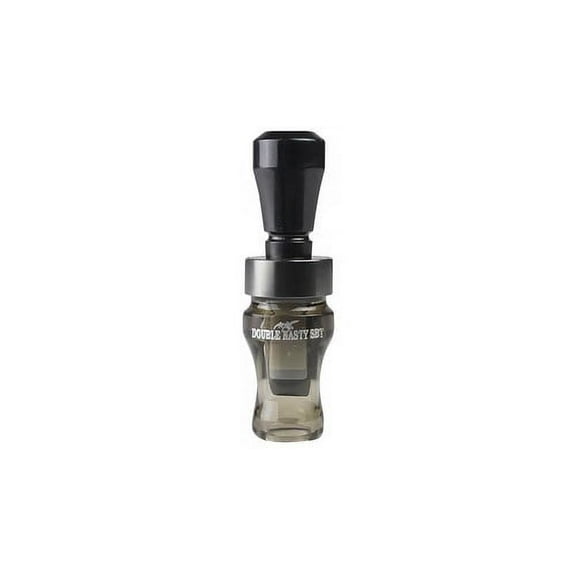 Buck Gardner Double Cross Duck Call - Mallard Green / Smoke