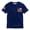 Dark Blue, variant on Men's USA 250th Anniversary Shirt We The People Patriotic Flag Graphic Short Sleeve Tee