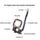 thumbnail image 3 of GreenHome Home Back Button Key No Touch ID Pieza de reemplazo para Apple iPhone 6 7 8 Plus greenhome iPhone X, 3 of 7