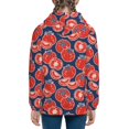 thumbnail image 6 of Kdxio Hand Drawn Tomatoes Pattern Kids Boys Girls Zip Up Hoodie 3D Printed Hooded Sweatshirt Hoody Coat with Pocket 7-12 Y-Small, 6 of 6
