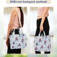 thumbnail image 4 of FORMRS Womens Corduroy Tote Bag Crossbody Shoulder Handbag with Pocket, Blue Ice Hockey, 4 of 7