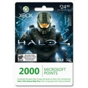 Halo 4 Xbox 4 Map Pass 2000 Points Gift Card