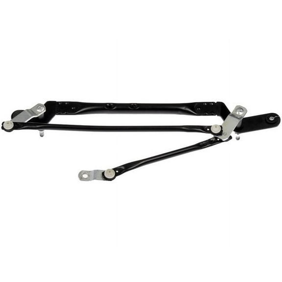 Front Windshield Wiper Linkage - Black - with Crank Arm - Compatible with 2010 - 2016 Cadillac SRX 2011 2012 2013 2014 2015