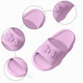thumbnail image 4 of HCNTES Toddler Baby Slides Slipper Unisex Child Boys & Girls Slide Sandals for Kids Flip Flops Comfy Shower Slippers Beach Garden Shoes(Purple,9), 4 of 5