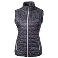 thumbnail image 2 of Women's Cutter & Buck Black Tampa Bay Rays Cooperstown Collection Rainier PrimaLoft Eco Insulated Full-Zip Printed, 2 of 3