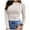 White, variant on MIXUE Womens Summer Tops Solid Color Round Neck Long Sleeve Slim Fit Basic Shirts For Women T-shirts Sportwear,Red,L