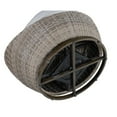 thumbnail image 2 of Steve Silver Adeline Wicker Patio Conversation 3 Piece Set, Driftwood Gray, 2 of 11