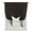 Black, variant on Simple Line Black Tie Up Curtains for Window, Thermal Insulated Balloon Shade Adjustable Rod Pocket Curtains Valance Panels for Kitchen Bathroom Cafe 34 x 45 Black Modern Art Geometric