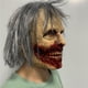 thumbnail image 2 of Creepy Halloween Face Cover Headgear Halloween Demon Wig Latex Face Covering Halloween Props Para Pascua Carnival Party Vogacara HA037414-00, 2 of 6