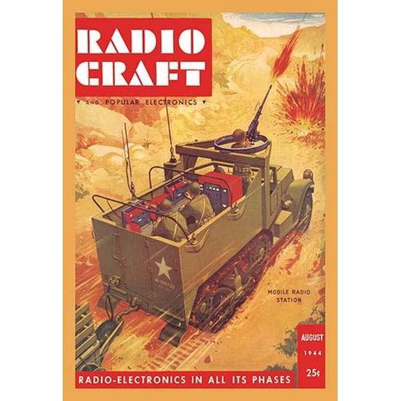 Radio Craft: Mobile Radio Station-Fine Art Canvas Print (20" x 30")