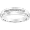 Diamond Accent Sterling Silver Wedding Band