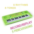 thumbnail image 4 of QJUHUNG Clavier Électronique Vert à 37 Touches avec Microphone et Câble USB-C - Enregistrement et Lecture du Rythme à Ton Réglable - Parfait pour Cadeaux d'Anniversaire Halloween Noël & Vendredi Fou, 4 of 4