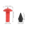 thumbnail image 2 of LEEYNEER 1 Pack Motorcycle Tool Kit Mushroom Tire Repair Plug Rubber Assorted Color  Electric Scooter Tires, 2 of 8