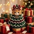 thumbnail image 4 of Crochet Animal Christmas Tree DIY Kit, Handmade Ornament Set with Pearl, Beginner Friendly, Christmas Decorations Gifts for Family, 4 of 6