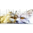 thumbnail image 2 of Illustration de Chat Blanc Mignon - Impression sur Toile Animal, 2 of 3