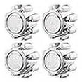 thumbnail image 3 of 4 Pcs Capuchons de Moyeu de Roue Chromés Compatibles avec 99 00 02 04 05 Ford F-250 F-350 18 Pouces Roue, 3 of 4