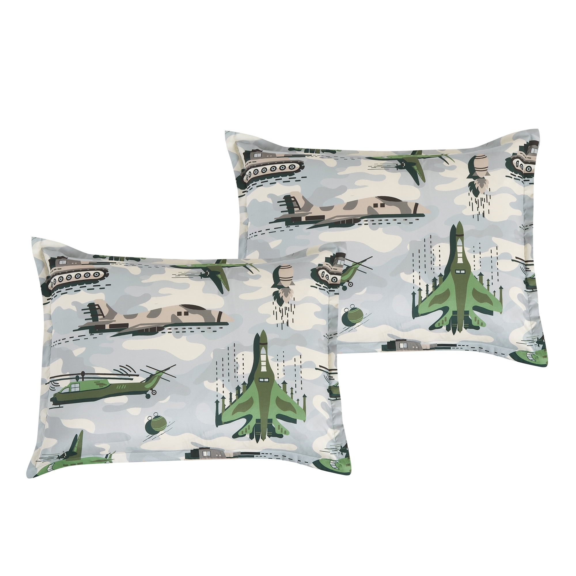 EvJK 3-4PC KID COMFORTER – Soft & Cozy Luxury Print Comforter with Coordinated Shams and Toy Pillow, Twin