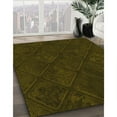 thumbnail image 3 of Ahgly Company Machine Washable Indoor Square Transitional Dark Bronze Brown Area Rugs, 8' Square, 3 of 7