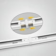 thumbnail image 2 of FSLiving Track System Connector I Shape Connector LED Spotlight Rail H Type 3-Wire-1 Circuit Track Pendant Lighting Connector-2PCS （White）, 2 of 5