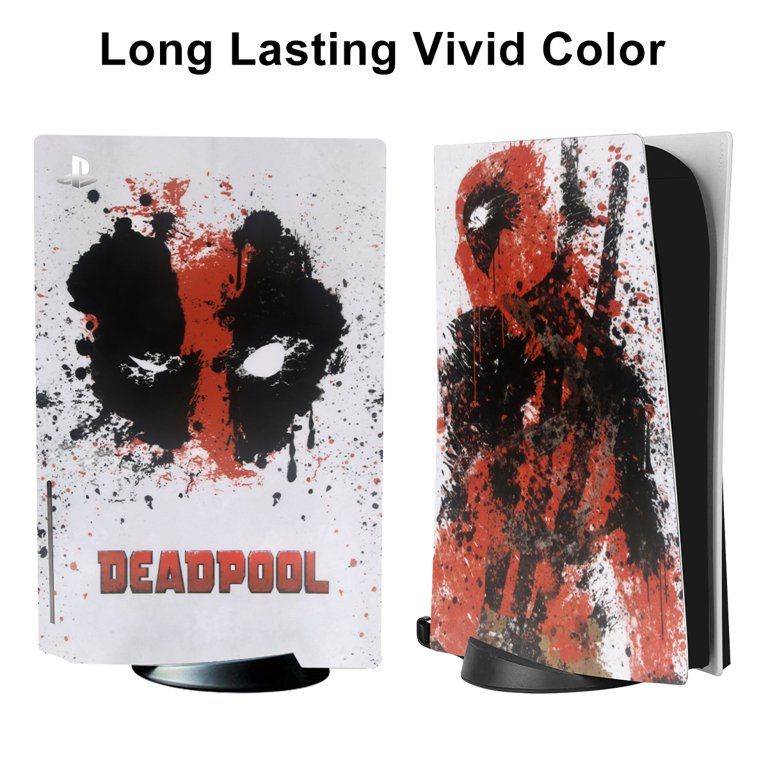 Decal Moments PS5 Standard Disc Console Controllers Full Body Vinyl Skin  Sticker Decals vinilo Calcomanía for Playstation 5 Console and Controllers  Super Hero - Deadpool 