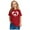 Red, variant on Piuwrlz Summer Short T Shirt Sleeve Kid Girl Boy Pink T-Shirt Cotton Crew Neck Shirt Top Pink Size 4 Years