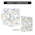 thumbnail image 3 of PAYOHTO Toggle Light Switch Wall Plate Spring Flowers Double Switch Cover Standard Size 2-Gang 4.50" x 4.5" Unbreakable Polycarbonate Thermoplastic, 3 of 6