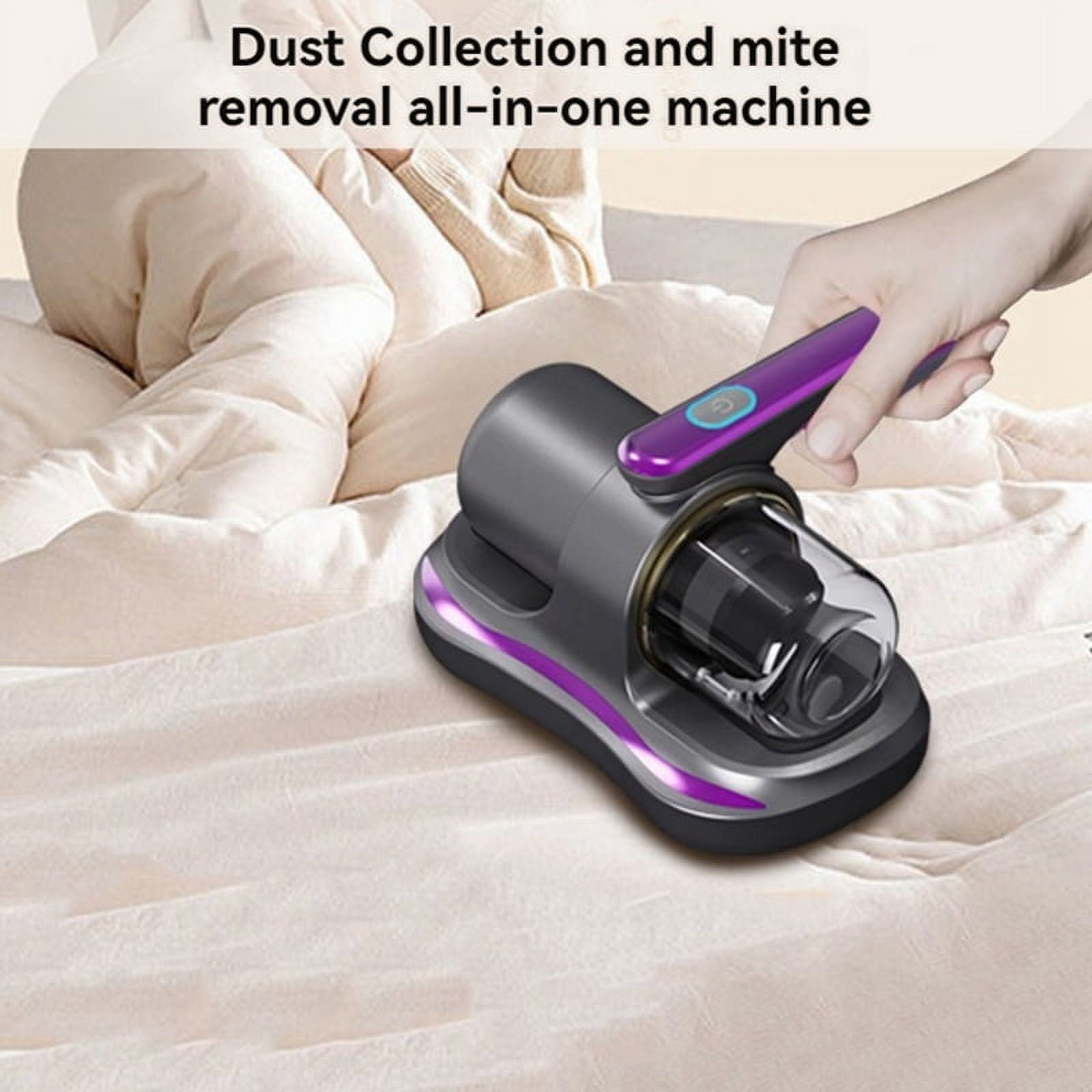 Mattress Vacuum Cleaner,Handheld Bed Vacuum Cleaner with Light,Dust Mite,Cordless Vacuum for Mattress,Sofa,Hair,Carpets