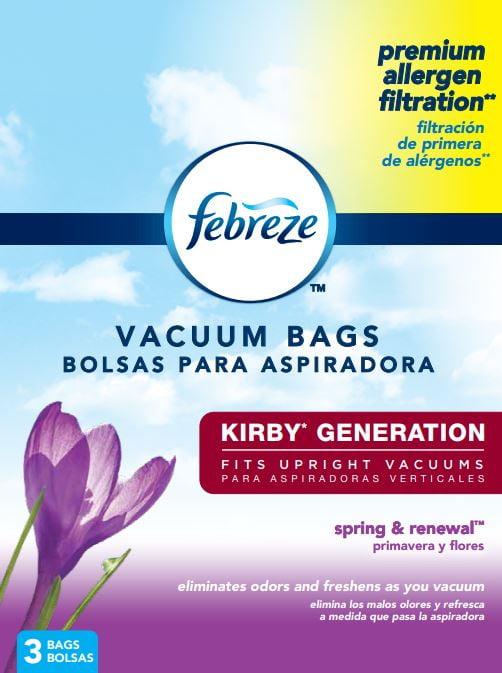 Pack of 3 PREMIUM ALLERGEN FILTRATION Hoover Style Z NEW Febreze Vacuum Bags 