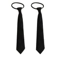 thumbnail image 1 of Corbatas para hombres perfke 2 piezas 1/6 accesorios de acción color negro, 1 of 7